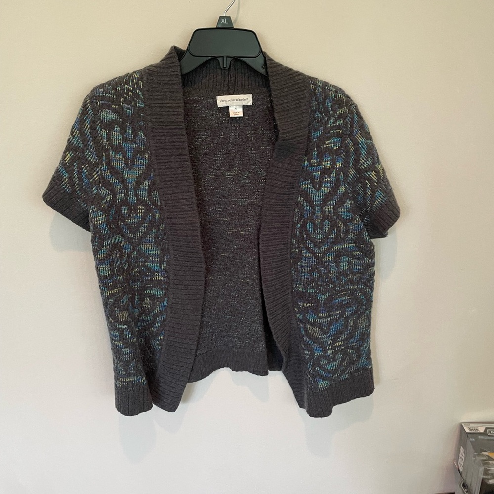 Charcoal Gray Patterned Sweater